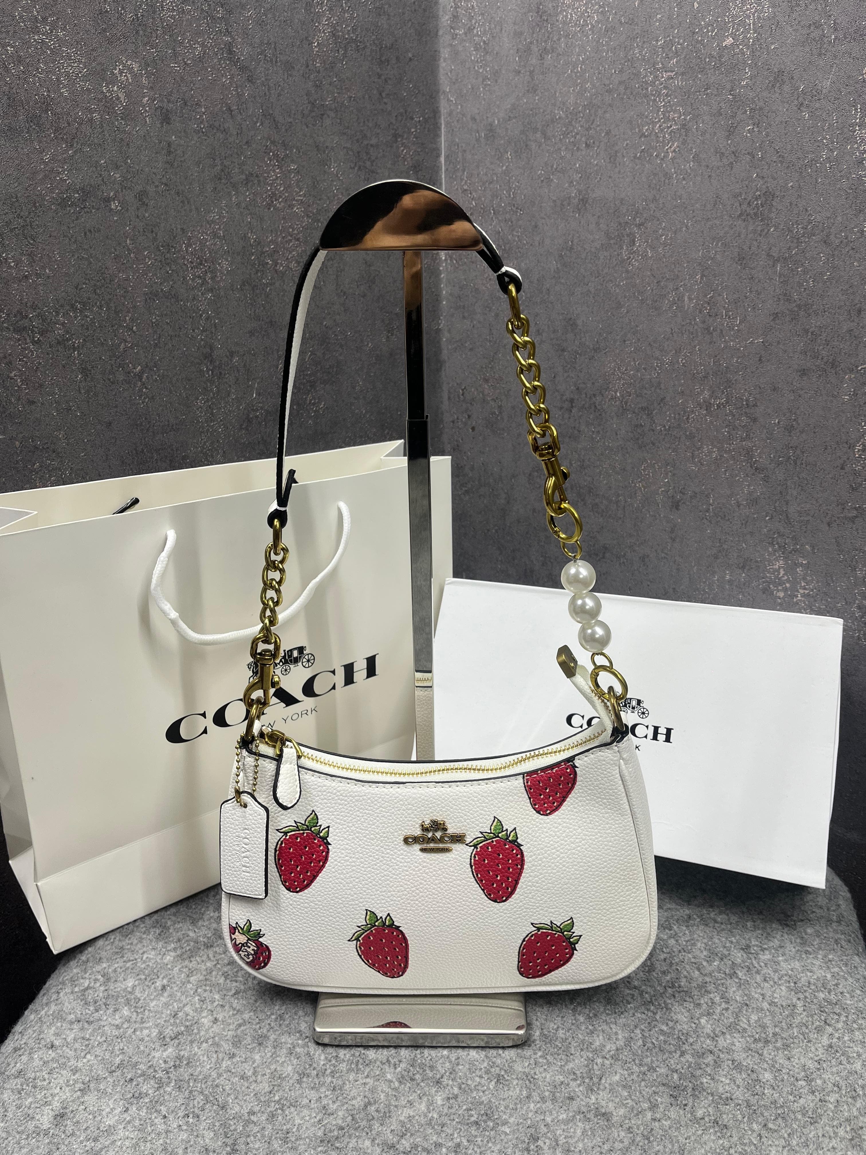 COACH TERI SHOULDER BAG SIGNATURE CANVAS