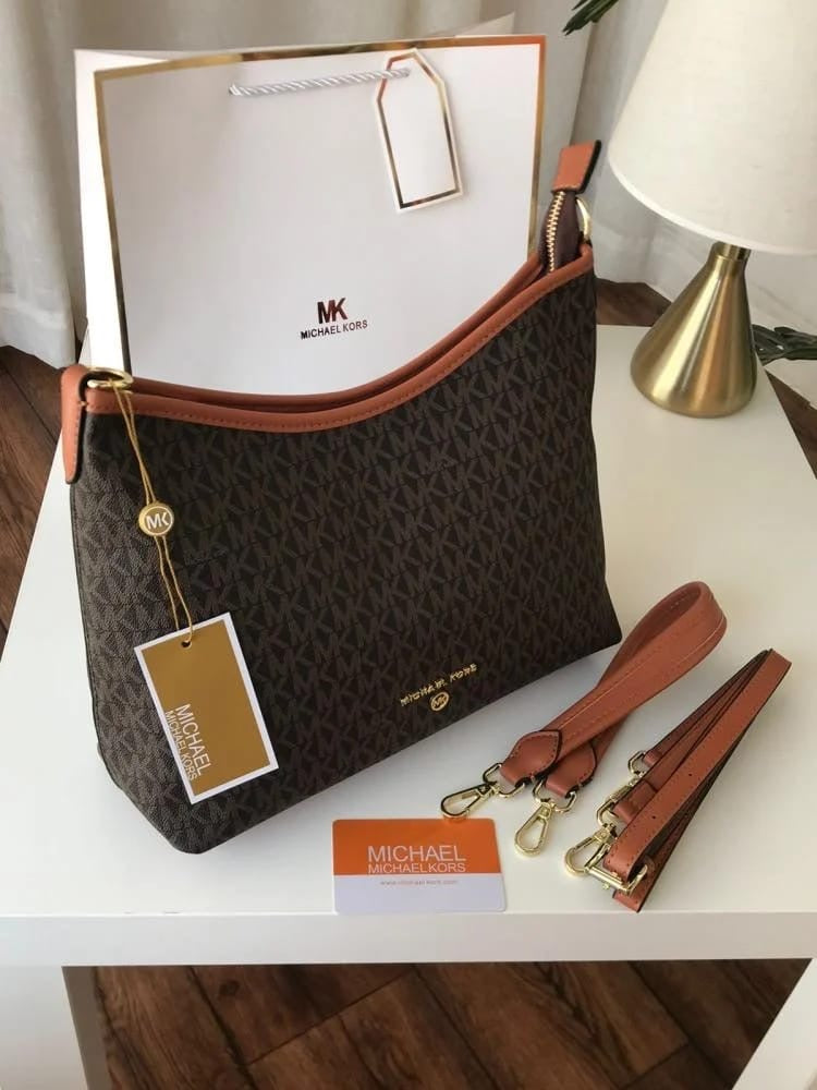 MICHAEL KORS MAEVE LARGE LOGO TOTE BAG