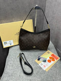 COACH LAUREL IN SIGNATURE CANVAS SHOULDER BAG
