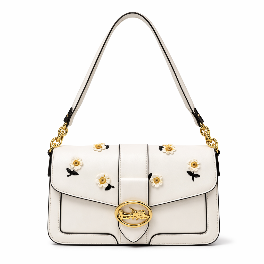 COACH GEORGIE SIGNATURE SHOULDER BAG