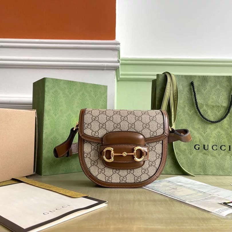 GUCCI HORSEBIT 1995 ROUNDED BAG