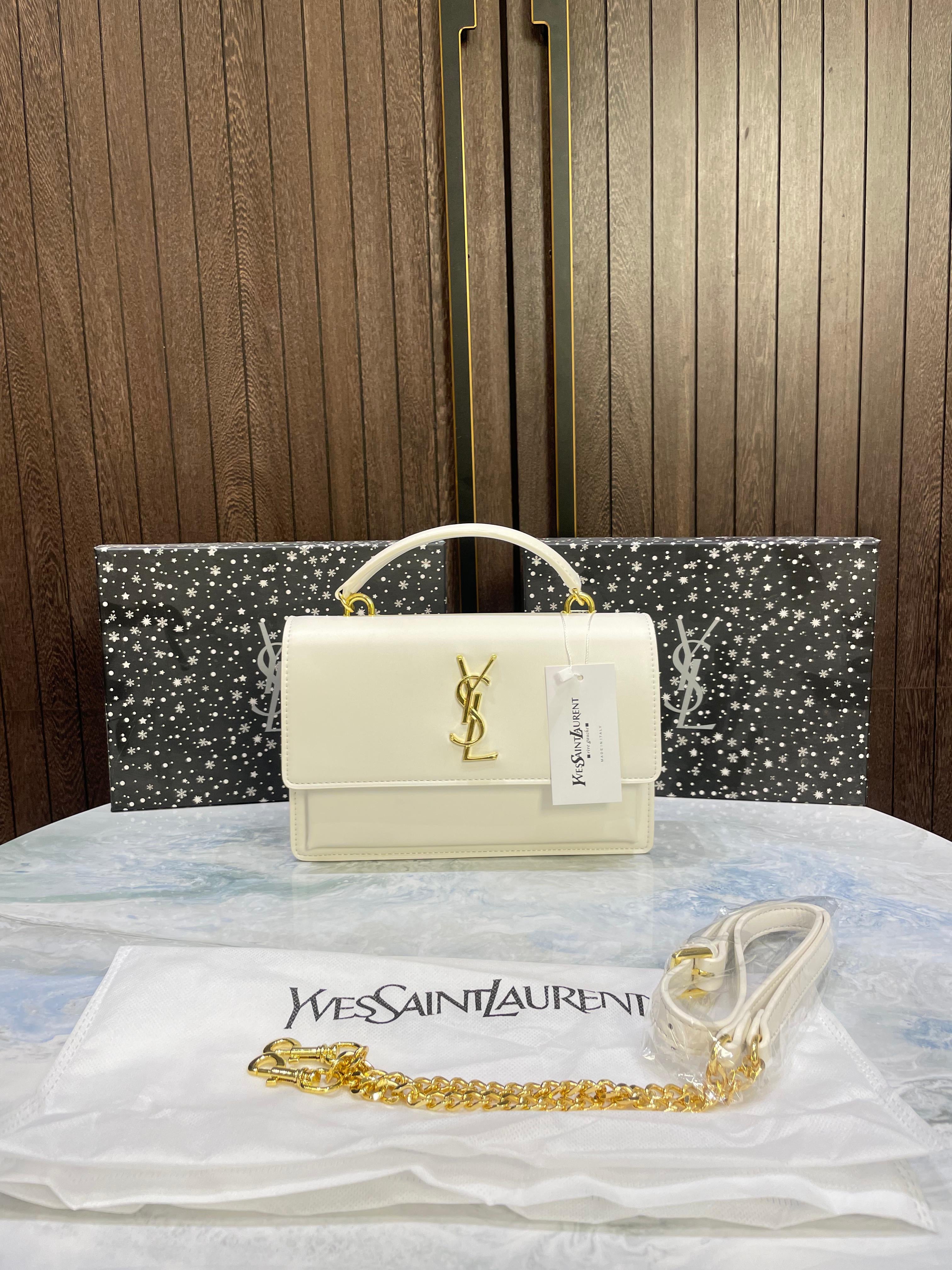 YSL SUNSET IN MATTE FINISH LEATHER