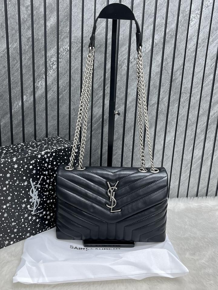 YSL LOULOU QUILTED SOFT LEATHER SHOULDER BAG