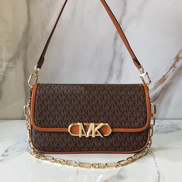 MICHAEL KORS PARKER MEDIUM LOGO SHOLDER BAG