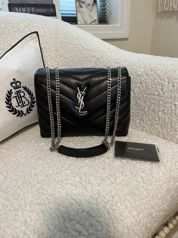 YSL LOULOU QUILTED SOFT LEATHER SHOULDER BAG