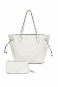 LOUIS VUITTON OFFWHITE MONOGRAM GIANT WITH POUCH EMPREINTE LEATHER
