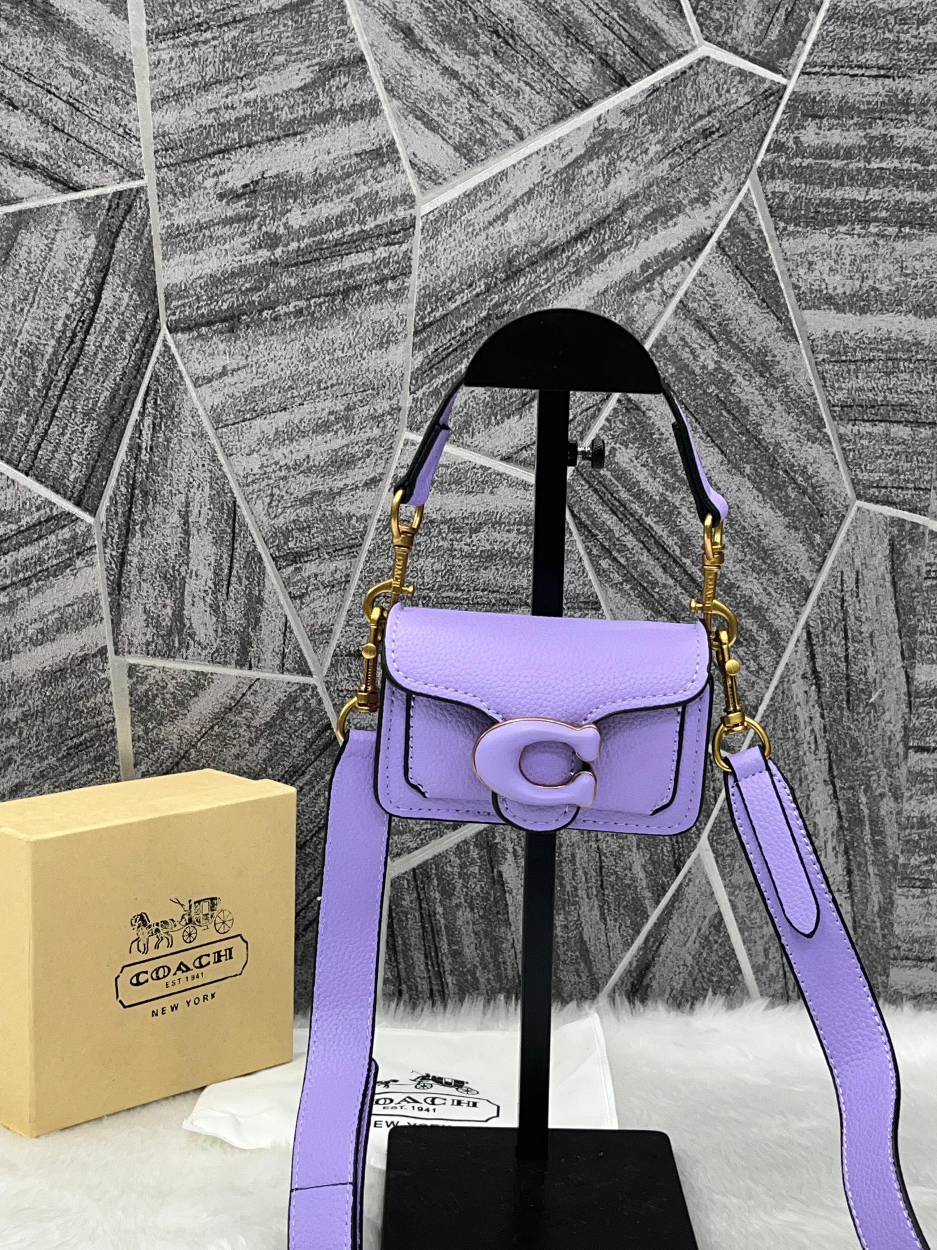 COACH TABBY 12 MONOGRAM MINI