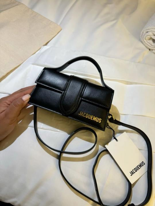 JACQUEMUS LEATHER LE BAMBINO WITH SLING STRAP