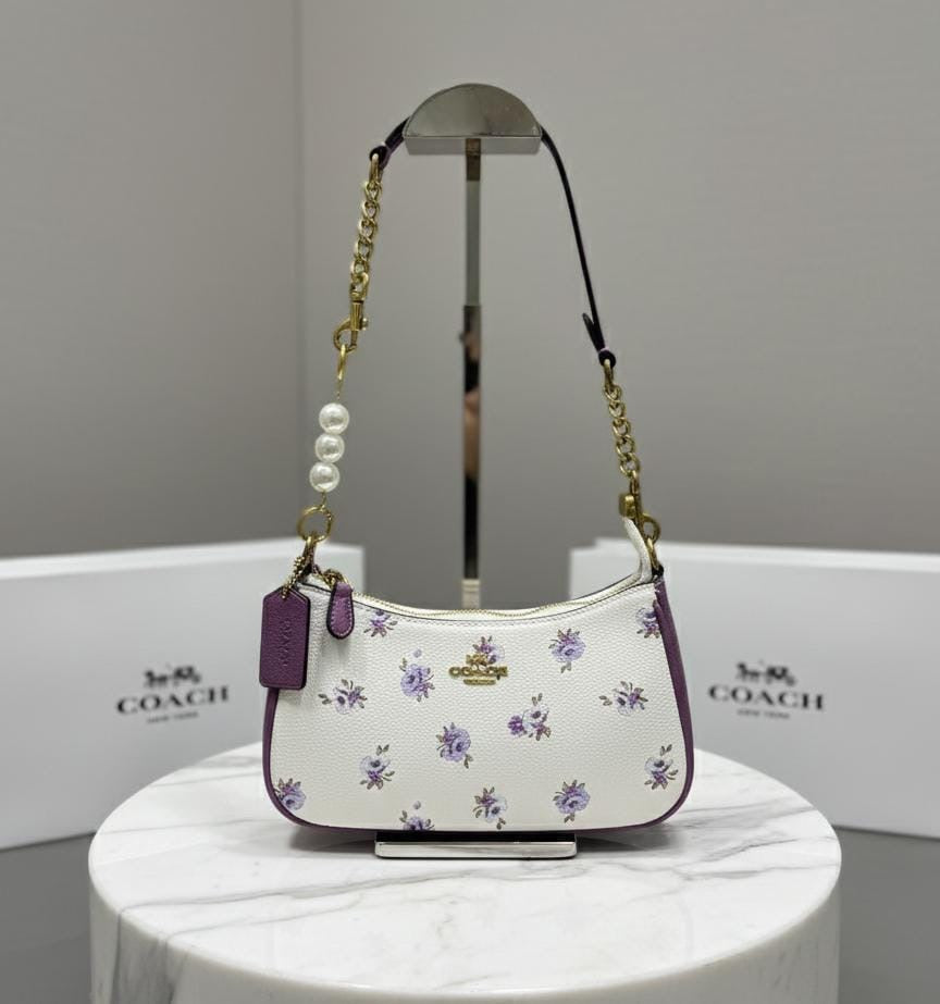 COACH TERI SHOULDER BAG SIGNATURE CANVAS