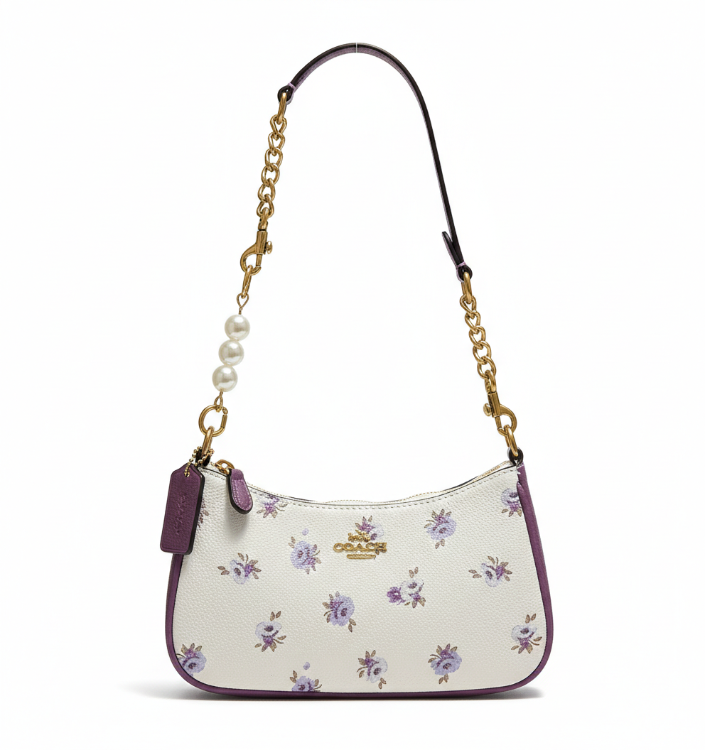 COACH TERI SHOULDER BAG SIGNATURE CANVAS