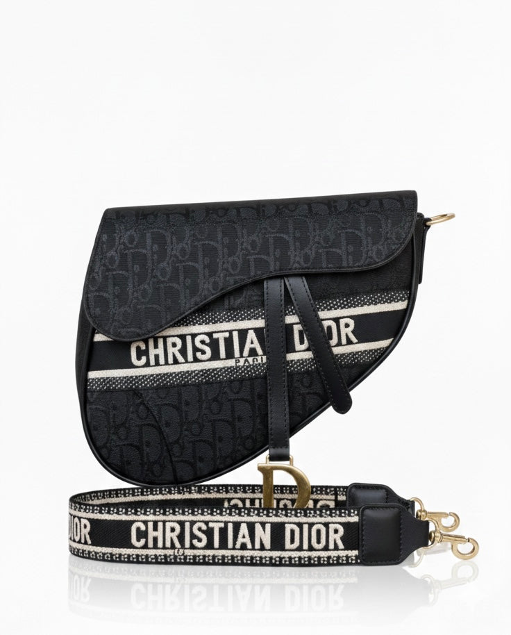 DIOR PRINTED SADDLE BAG