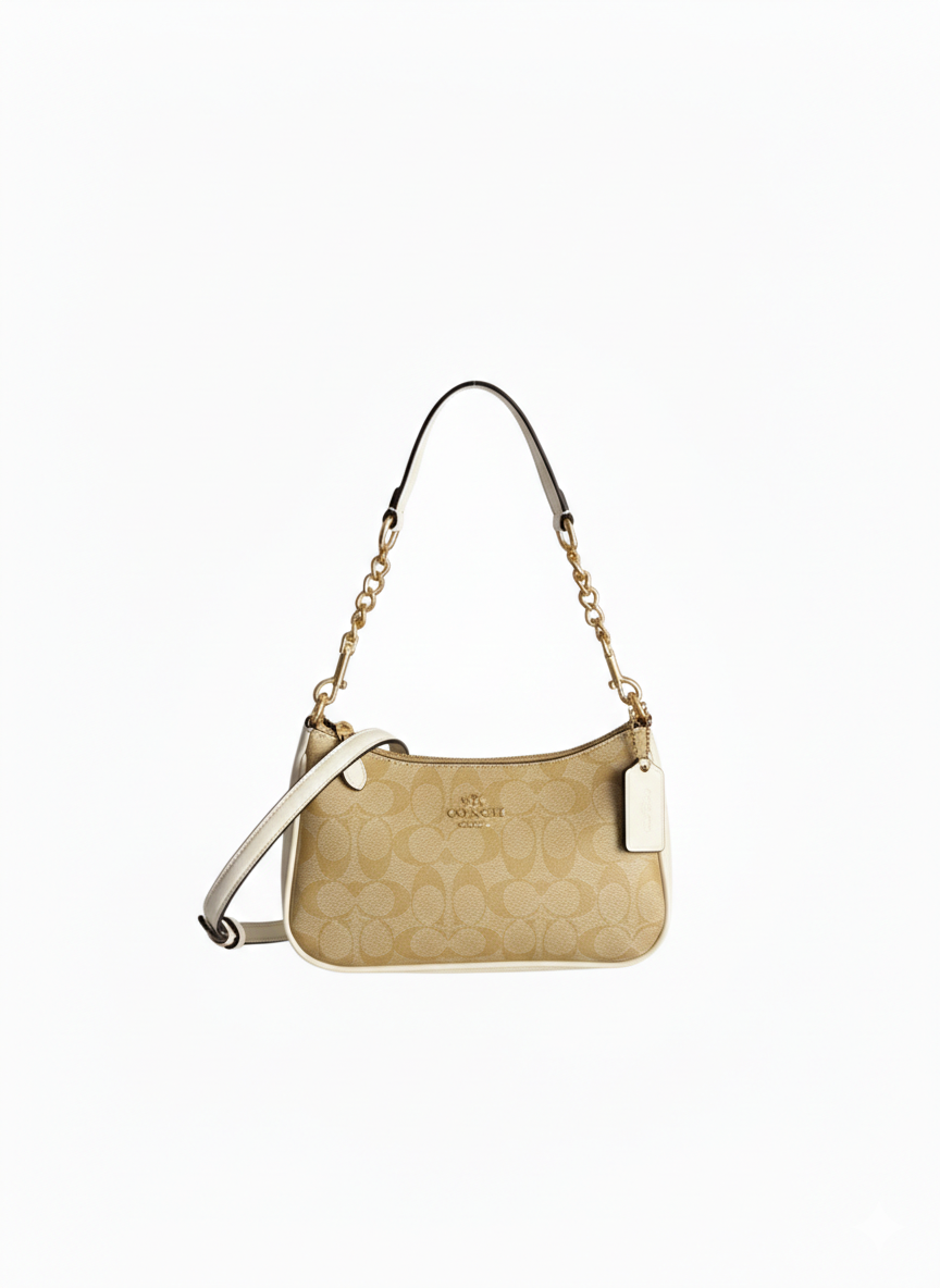 COACH TERI APRICOT SHOULDER BAG