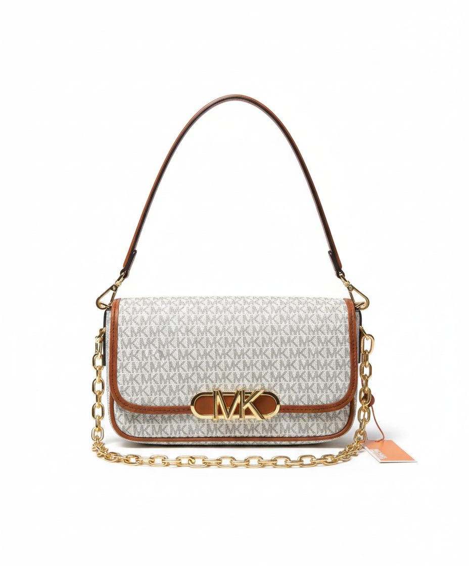 MICHAEL KORS PARKER MEDIUM LOGO SHOLDER BAG