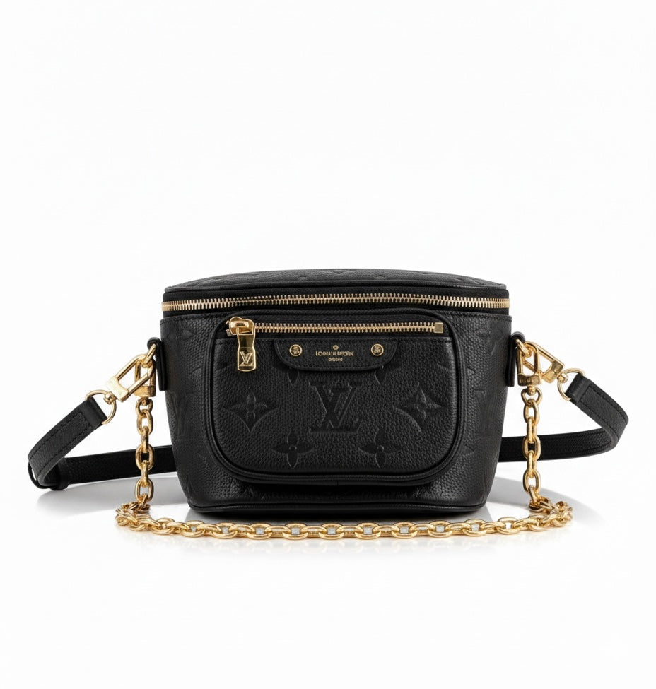 LOUIS VUITTON MINI BUMBAG MONOGRAM EMPREINTE EMBOSSED