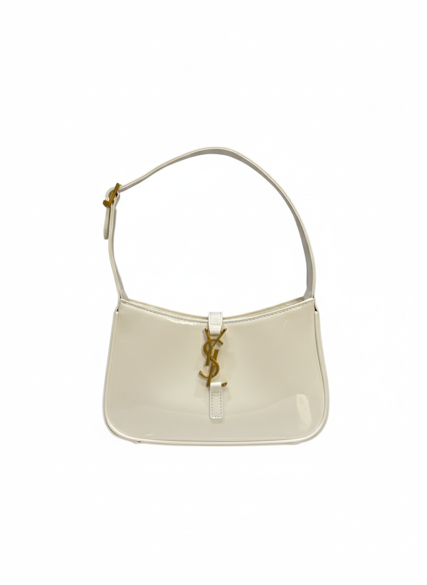 YSL PATENT HOBO BAG GLOSSY