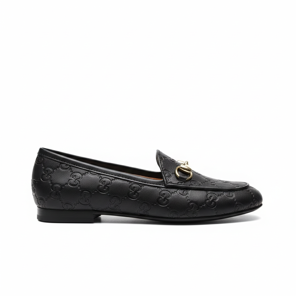 GUCCI WOMENS JORDAAN LOAFERS