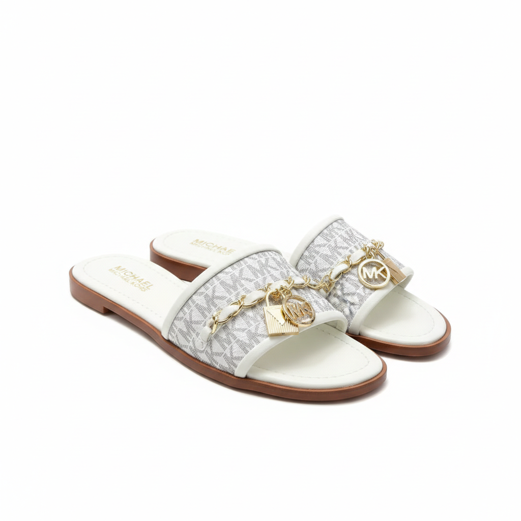 MICHAEL KORS MANDY SIGNATURE LOGO SLIDE