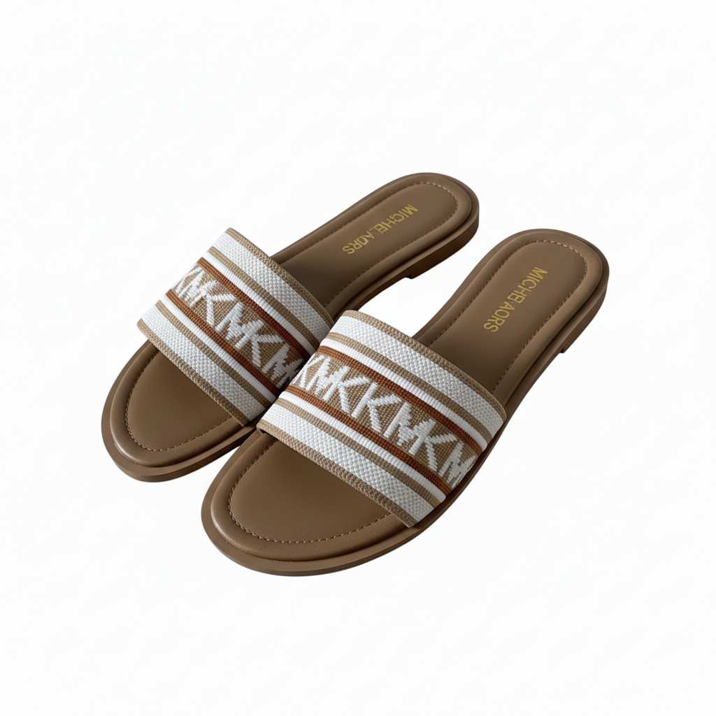 MICHAEL KORS MK SADLER SLIDE FLATS