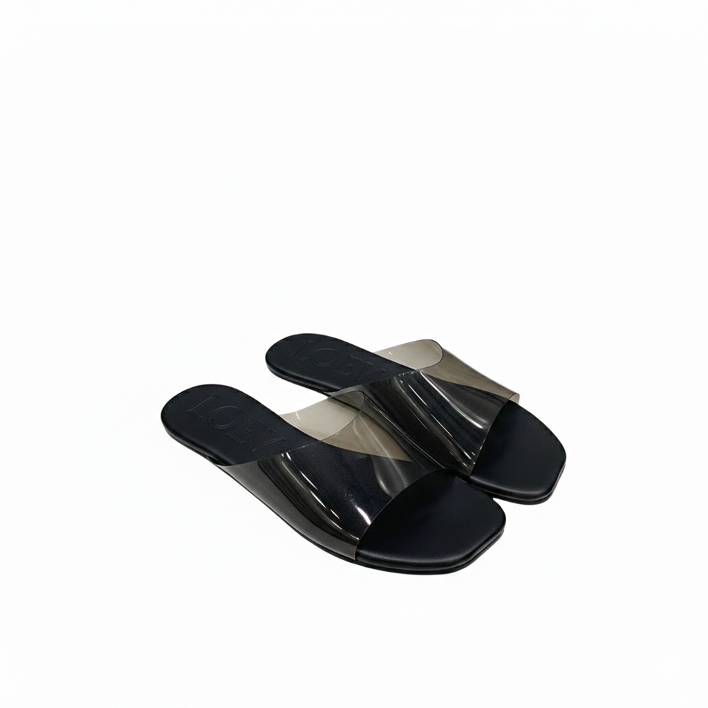 LOEWE CLEAR STRAP SLIDE