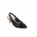 DIOR JADIOR SLINGBACK HEELS PUMPS BLACK
