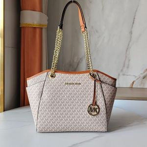 MICHAEL KORS JET SET TRAVEL CHAIN TOTE
