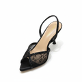 ANDREA WAZEN APRICOT KATY 105 SLINGBACK PUMPS