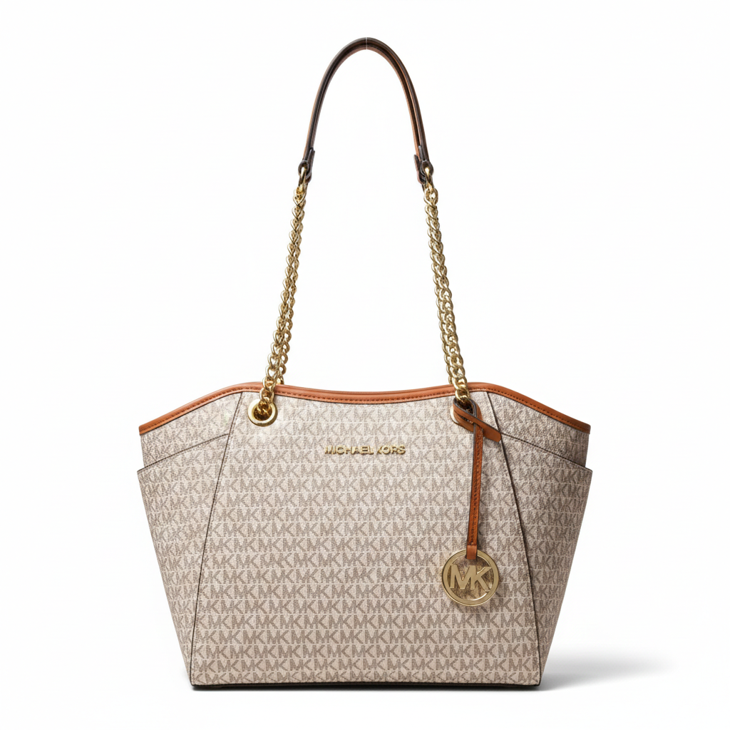 MICHAEL KORS JET SET TRAVEL CHAIN TOTE