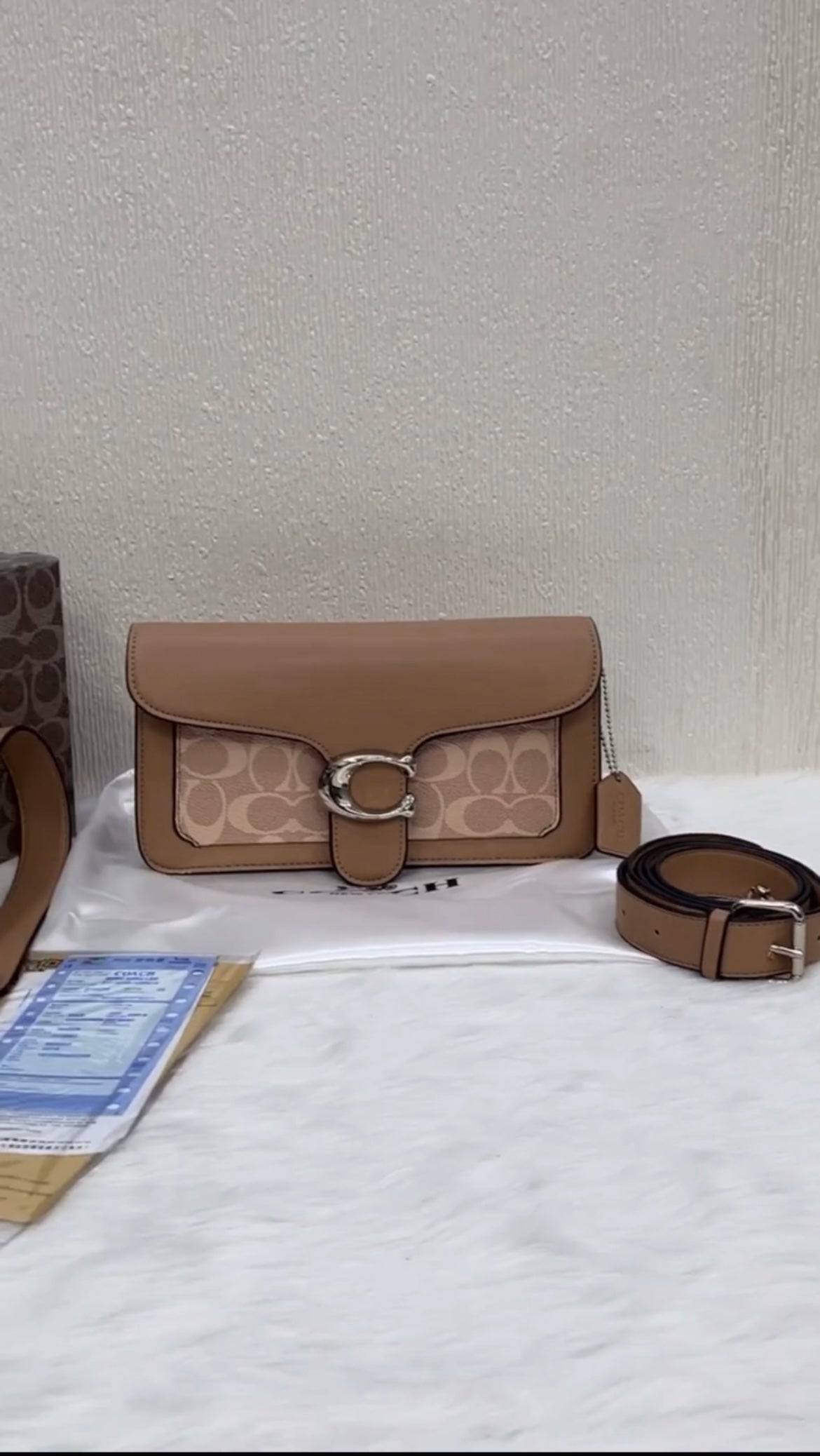 COACH TABBY 26 APPRICOT PRINT