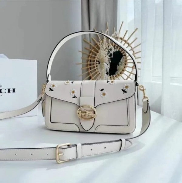 COACH GEORGIE SIGNATURE SHOULDER BAG