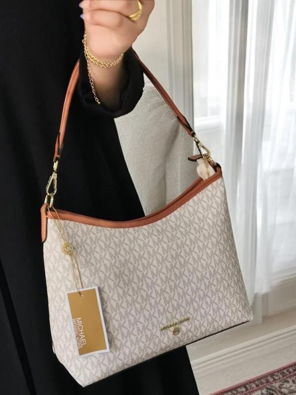 MICHAEL KORS MAEVE LARGE LOGO TOTE BAG