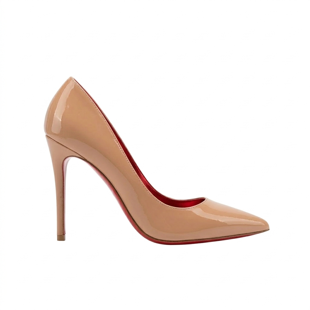 CHRISTIAN LOUBOUTIN MISS IRIZA 10 WHITE SPARKLE BOTTOM Z HEELS