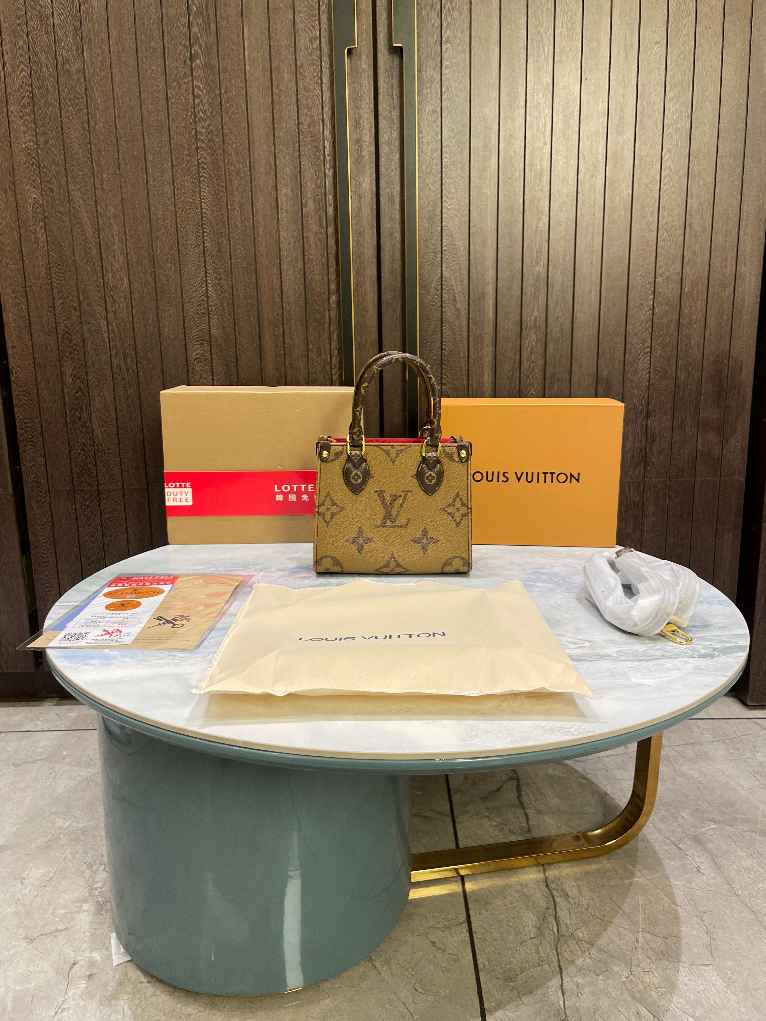 LOUIS VUITTON ON THE GO BB MINI SIZE