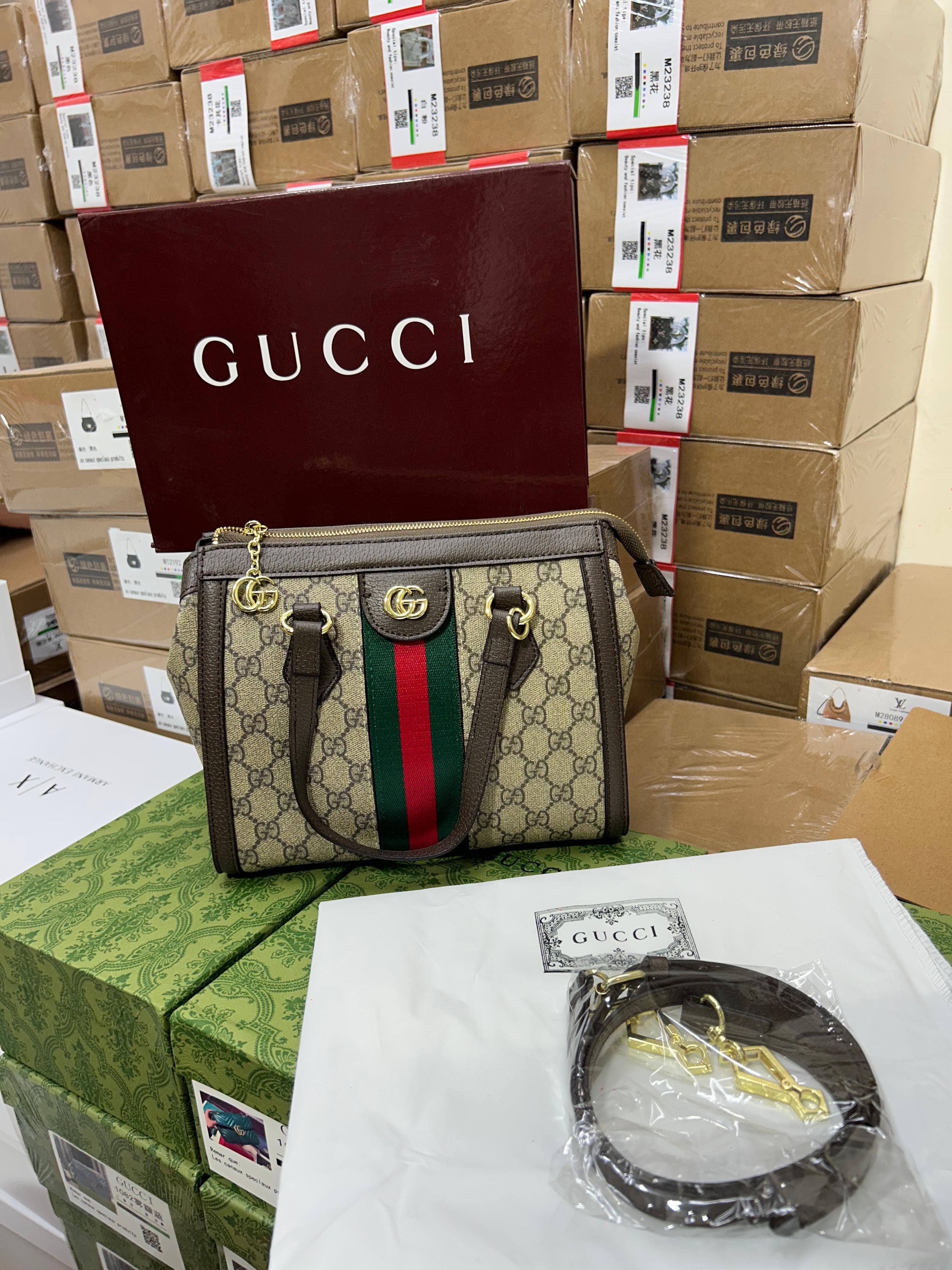 GUCCI OPHIDIA SMALL TOTE BAG