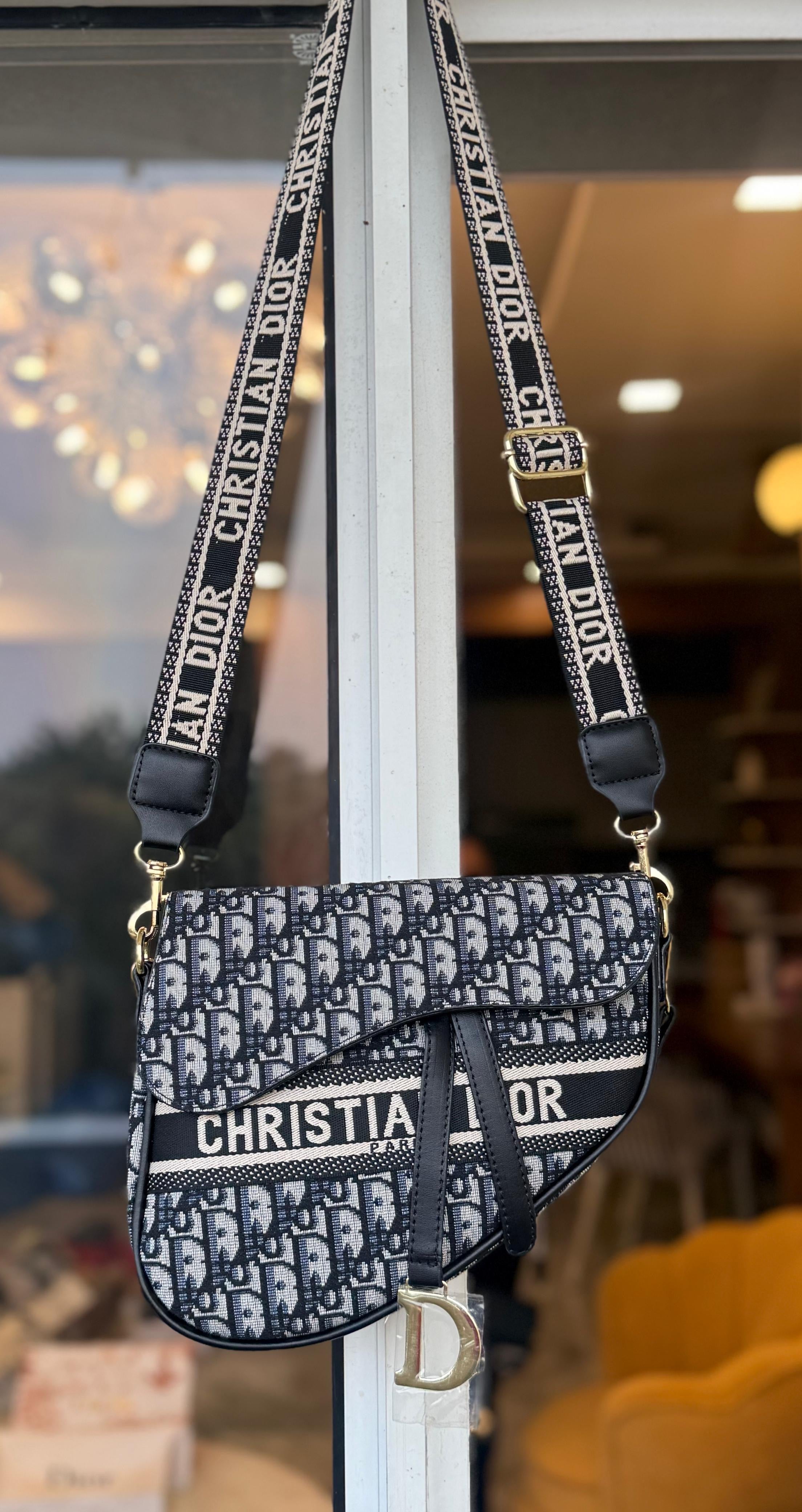 DIOR PRINTED SADDLE BAG