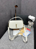 YSL SAINT LAURENT LEATHER SHOULDER BAF
