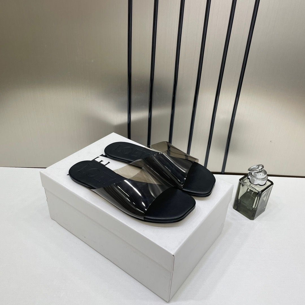 LOEWE CLEAR STRAP SLIDE