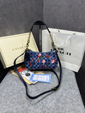 COACH TERI SHOULDER BAG SIGNATURE CHERRY PRINT